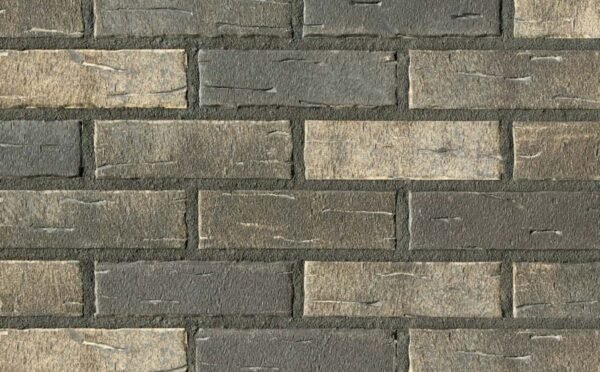 Placaj Klinker Roben Aarhus Silberschwarz negru