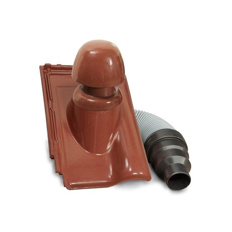 Țiglă de trecere cu țeavă de ventilație tip „ciupercă” MONZAplus Țiglă de trecere cu țeavă de ventilație tip „ciupercă” MONZAplus