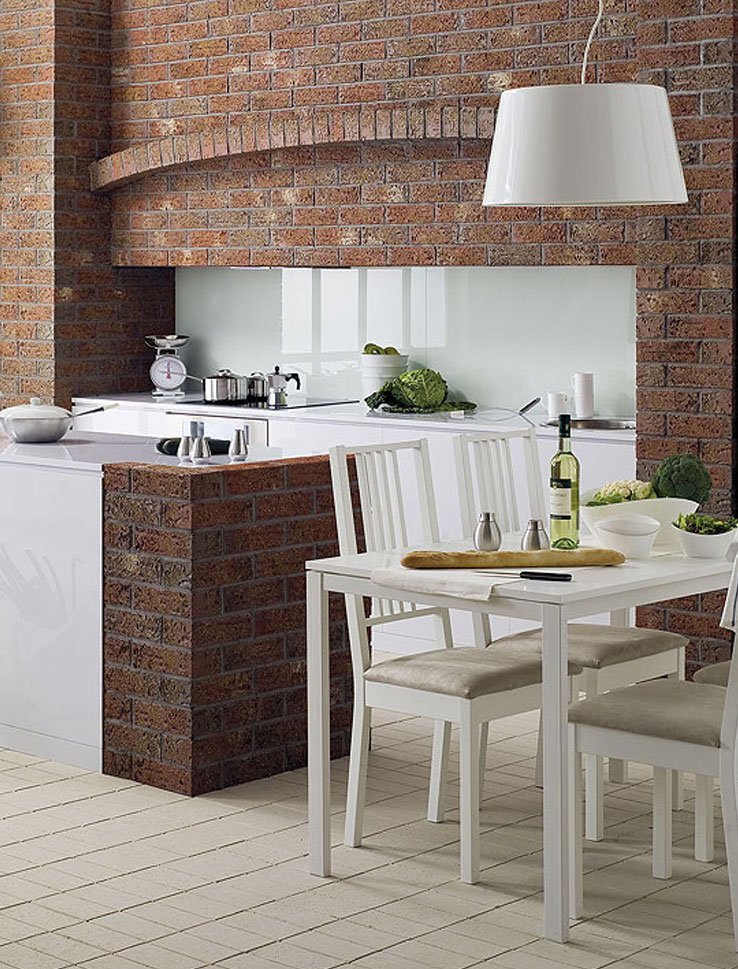 klinker md Placare interioara caramida aparenta klinker bucatarie